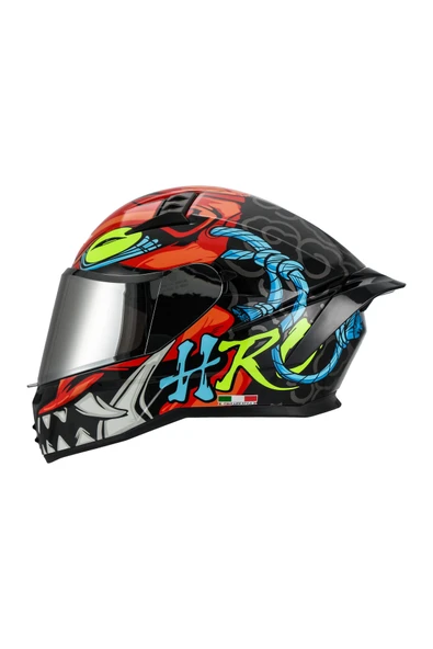 Sway 869 HERO BLACK RED KASK ürün görseli