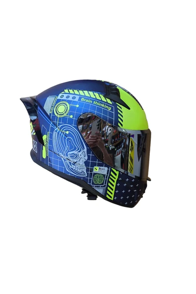 Sway SW-869 FULL FACE PRO AYNALI VİZÖR (GÜNEŞ VİZÖRLÜ) - Resim 4