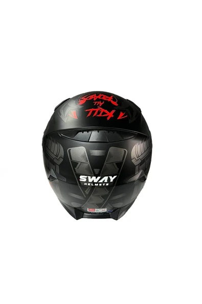 Sway SW 820 Xamurai Full Face Motosiklet Kaskı - Resim 3