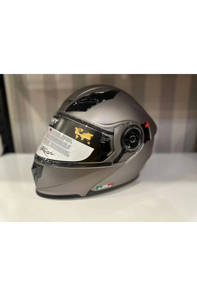 Sway KASK SWAY 926 MAT TİTANYUM ÇENE AÇILIR ürün görseli