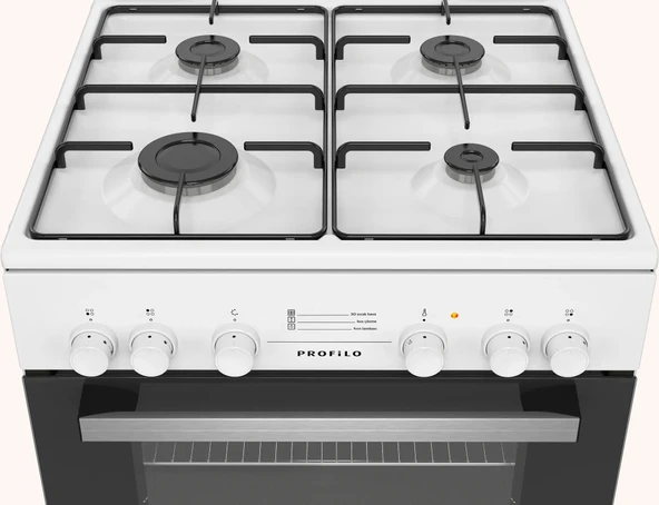 Profilo F0TSR13DBD Gazlı Elektrikli Beyaz Solo Fırın - Resim 2