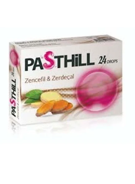Pasthill Zencefil & Zerdeçal 24 Pastil (SKT:08/2028) ürün görseli 1