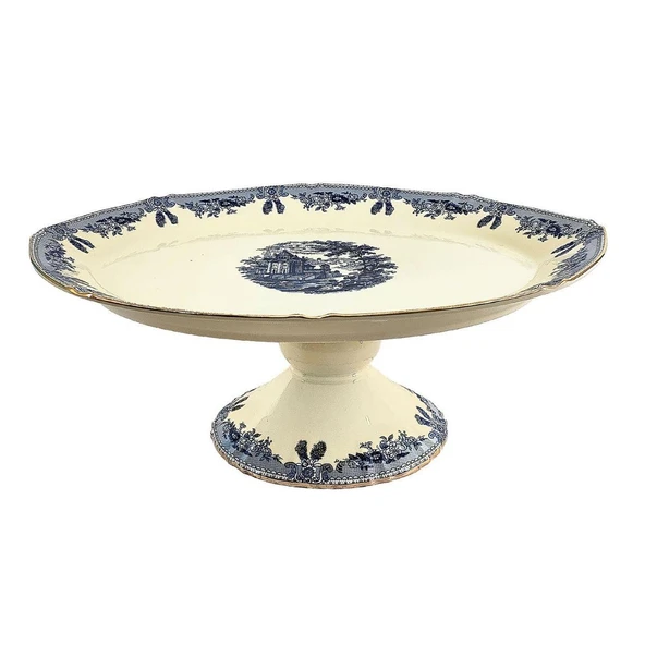 Lucky Art Margaret New Bone Ayaklı Oval Sunum Standı 35cm ürün görseli