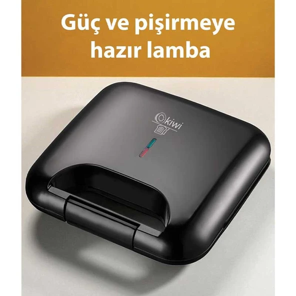 Kiwi KSM-2405 750 W Mini Tost Makinesi - 4