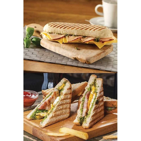 Kiwi KSM-2405 750 W Mini Tost Makinesi - Resim 6