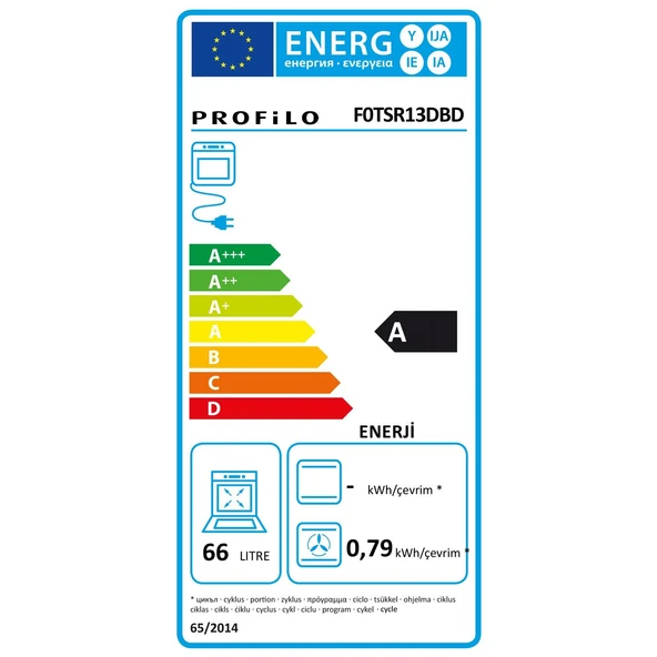 Profilo F0TSR13DBD Gazlı Elektrikli Beyaz Solo Fırın - Resim 6