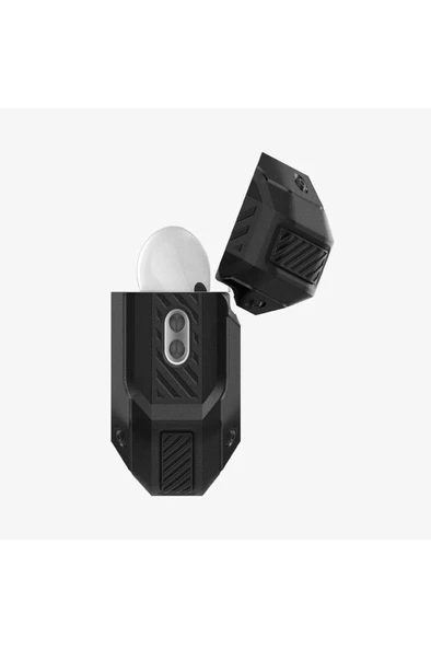 Spigen AirPods Pro (2. nesil) Kılıf Tough Armor Magfit MagSafe Özellikli Black - ACS05480 Outlet - 4