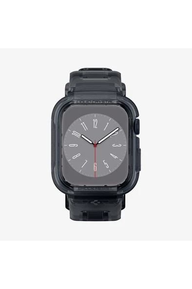 Spigen Apple Watch 45mm (Seri 9/8/7) Kılıf & Kordon Kayış Liquid Crystal Pro Space Crystal - ACS04173 Teşhir