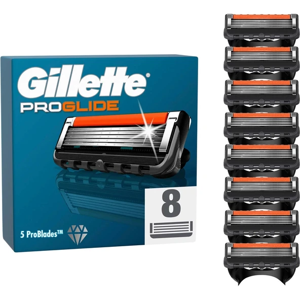 Gillette Proglide Avantajlı Yedek Tıraş Bıçağı 8'li