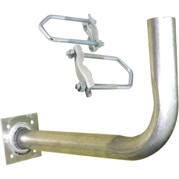 Çanak Anten Montaj Ayağı - L - Tip + 2 Adet Balkon Kelepçesi ürün görseli 1