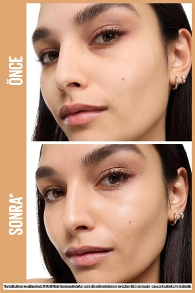 Maybelline New York Fit Me Nude Cilt Bakımı Etkili Nemlendirici SPF50 BB Krem - 50 - 3