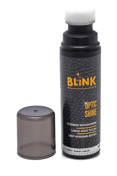 Blink Optic Shine Siyah Likit Ayakkabı Boyası - Resim 3