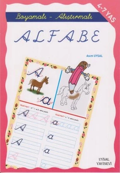 Boyamalı ve Alıştırmalı Türkçe Alfabe ürün görseli