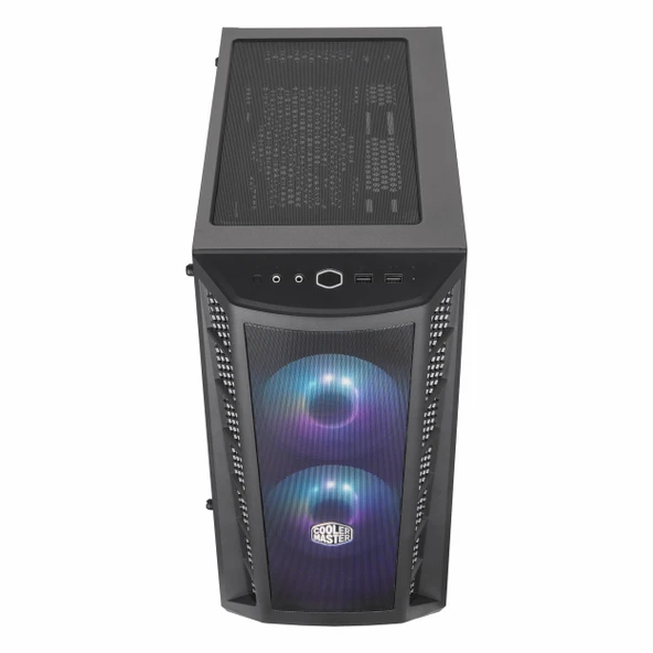 Cooler Master MB311L 600W USB 3.2 RGB mATX Mid Tower Siyah Kasa - Resim 4