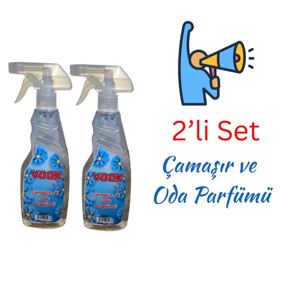 Oda Parfümü Soft 500Ml 2 li Set