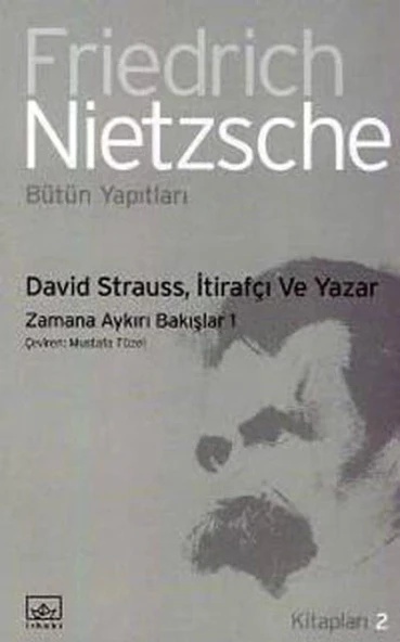 David Strauss, İtirafçı ve Yazar Zamana Aykırı Bakışlar 1 ürün görseli