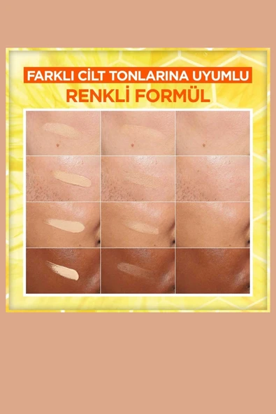 Garnier C Vitamini Parlak Güneş Koruyucu Yüz Kremi SPF50+ – Işıltılı Günlük Fluid Doku, 40 ml - 5
