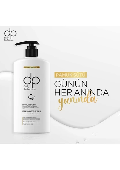 Dp Daily Perfection Şampuan Pamuk Sütü 800 ML - 4