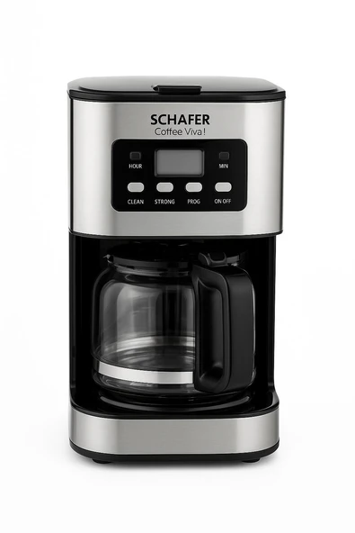 Schafer Coffee Viva Filtre Kahve Makinesi İnox - 1