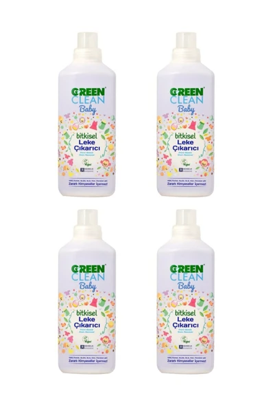 U Green Clean Baby Leke Çıkarıcı 1 L x 4 ürün görseli