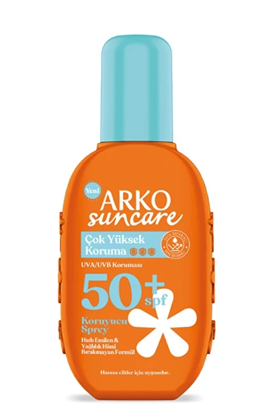 Arko Sun Care SPF50+ Güneş Koruyucu Sprey – Yüksek UVA & UVB Koruması, 200 ml ürün görseli