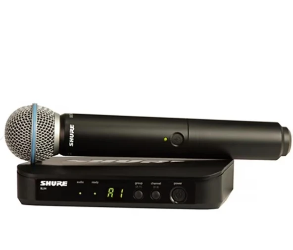 Shure BLX24E/SM58-H8E Telsiz Vokal Mikrofon Seti - 1