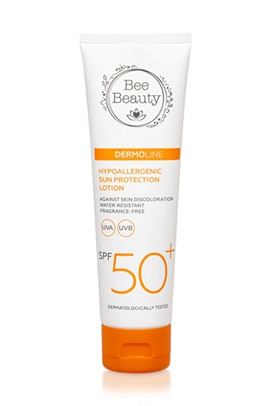 Bee Beauty Hipoalerjenik Güneş Koruyucu Losyon SPF50+ – Hassas Ciltler İçin Yüksek UVA & UVB Koruması, 100 ml ürün görseli