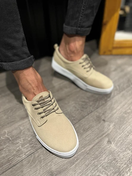 Günlük Ayakkabı Vizon Süet - Resim 2