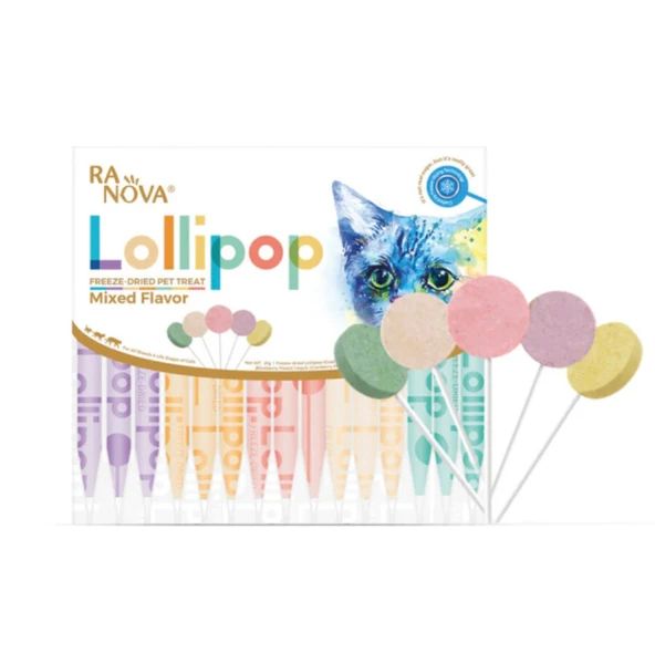 Ranova Lolipop Karışık Çeşitli Kedi Ödül Maması 1.4 Gr 15'li - 1