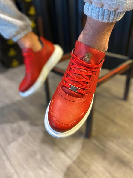 Yüksek Taban Günlük Ayakkabı Kırmızı ürün görseli