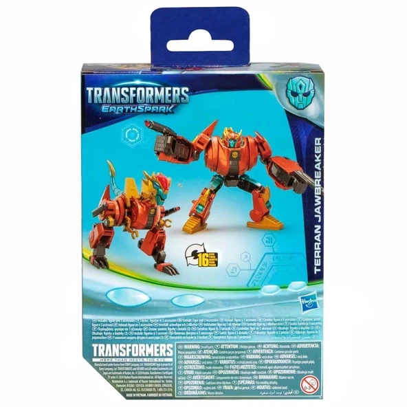 Transformers EarthSpark Deluxe Figür Terran Jawbreaker F8671 - Resim 5