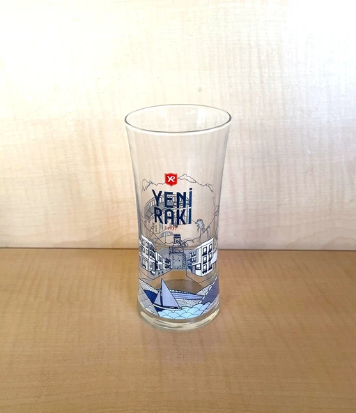 1 ADET ASPENDOS ŞEHİR SERİSİ YENİ RAKI BARDAĞI