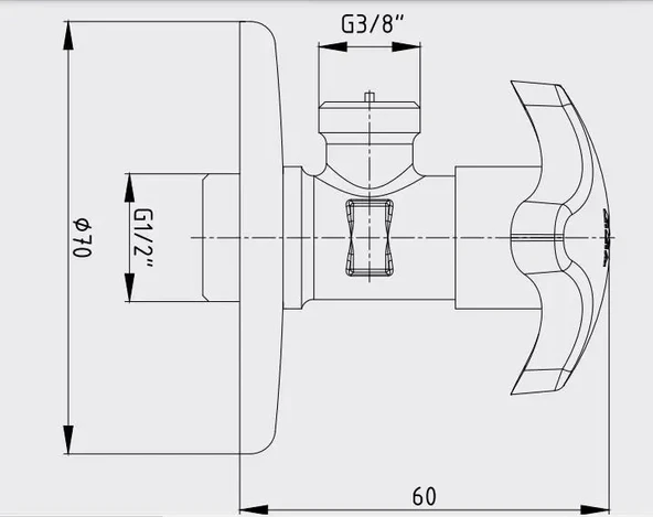 E.C.A 102111124 Ara Musluk - Resim 2