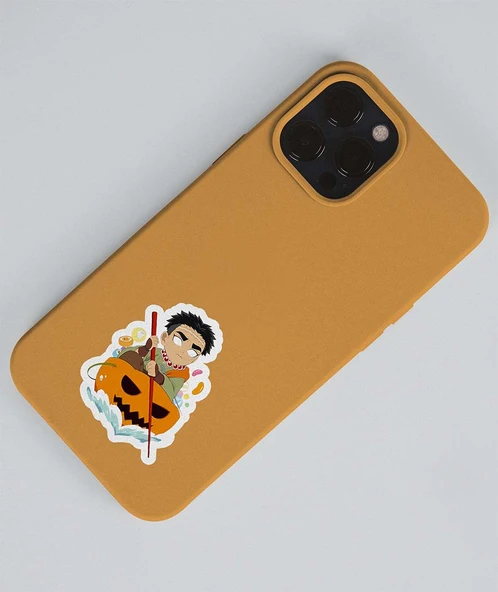 Gyomei Himejima -Tengen Uzui-Demon Slayer parlak kağıt 2 Li Set Anime Sticker Çıkartma-kimetsu no yaiba - 4