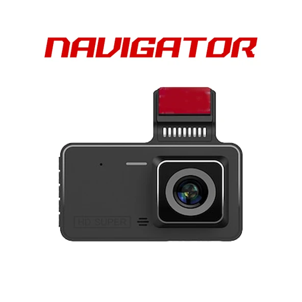 Navigator 180 Açılı 1296P DVR Ekranlı Wi-Fi Yol Kayıt Kamerası NG2180W Ön Arka Kamera - Resim 2