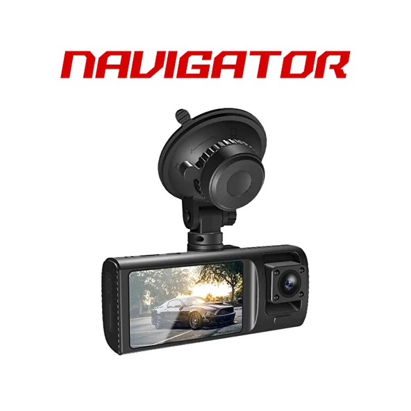 Navigator Hako Pro 180 Açılı 1080P DVR Ekranlı Wi-Fi Yol Kayıt Kamerası CMR100 Ön Arka Kamera ürün görseli