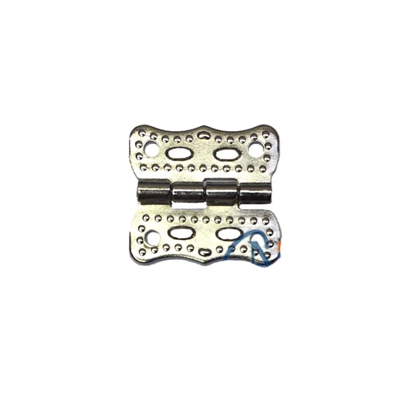 Papatya Menteşe - Küçük 20x20 mm, Nikel, 1 Adet - 1