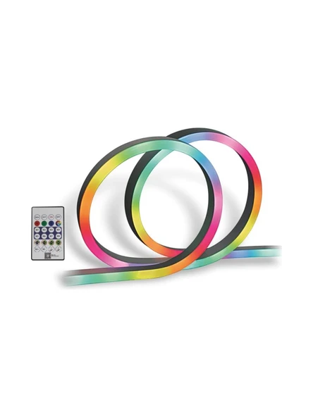 Cata RGB Akıllı Pixel Neon Led Seti Sese Duyarlı Çok Renkli 8w/1m - Resim 3