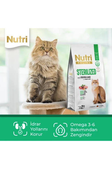 2 Kg Sterilised Kuzu Etli Kuru Kedi Maması - 4