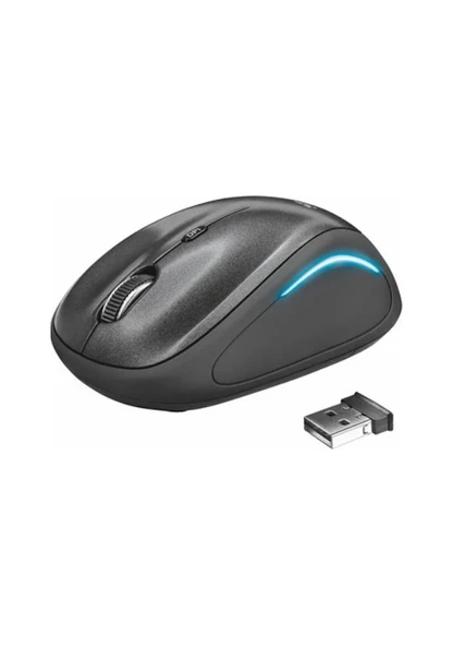 Trust 22333 YVI FX Led Işıklı Kablosuz/Wireless Mouse Siyah - 1
