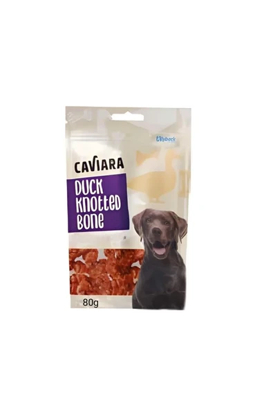 Caviara Ördek Etli Düğümlü Çiğneme Kemiği 80 Gr