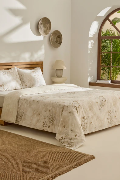 Slove Çift Kişilik Nevresim Takımı Gri - Resim 3