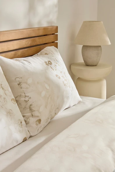 Slove Çift Kişilik Nevresim Takımı Gri - Resim 8