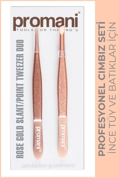 Promani 2'li Rose Cımbız Seti Pr-928 ürün görseli