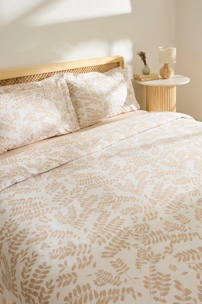 Maja Çift Kişilik Pike Takımı Bej - Resim 4