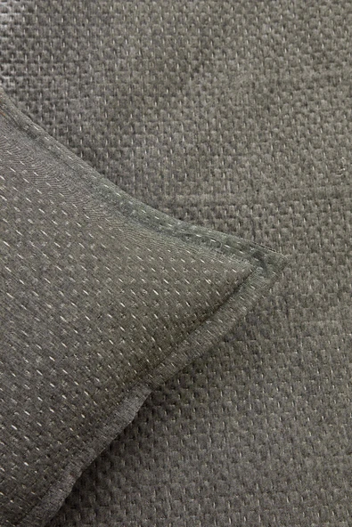 Arven Çift Kişilik Yatak Örtüsü Takımı Antrasit - Resim 7