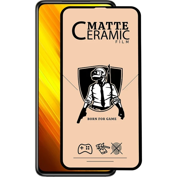 Xiaomi Poco X3 Nfc Mat Seramik Nano Tam Kaplayan Ekran Koruyucu ürün görseli