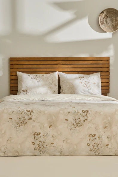 Slove Çift Kişilik Nevresim Takımı Gri - Resim 2