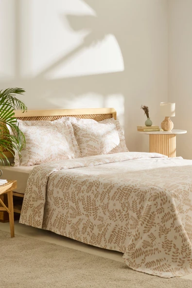 Maja Çift Kişilik Pike Takımı Bej ürün görseli 1