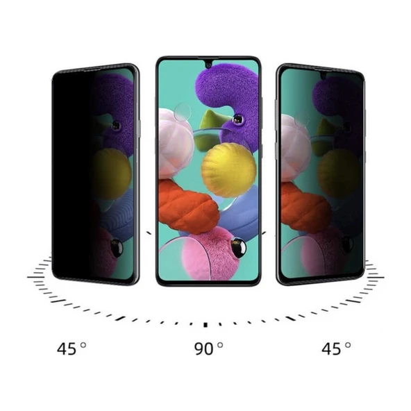 Xiaomi Redmi Note 10 5g Mat Hayalet Ekran Gizli Privacy Tam Kaplayan Kırılmaz Seramik Ekran Koruyucu ürün görseli